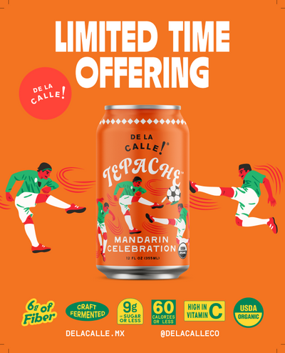 Mandarin Refresco Tepache Limited Edition Futbol Can – 12 Pack
