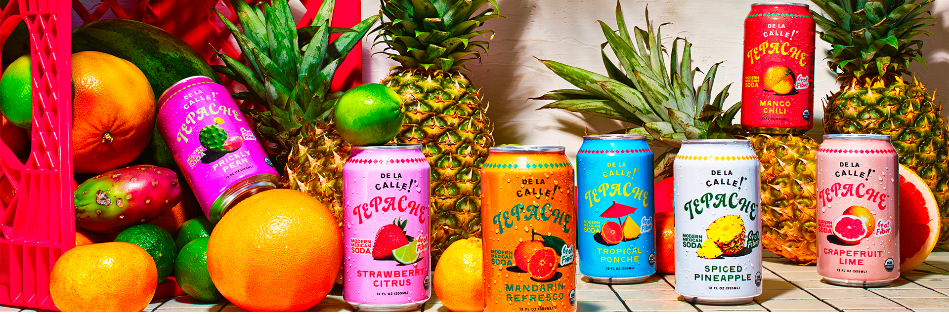 group shot of all cans