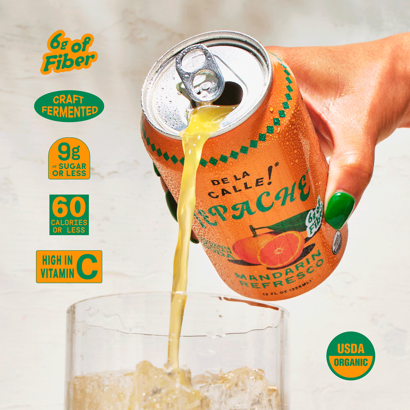 Mandarin refresco can
